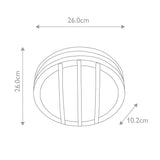 Elstead Sven 1 Light Wall/Ceiling Lantern