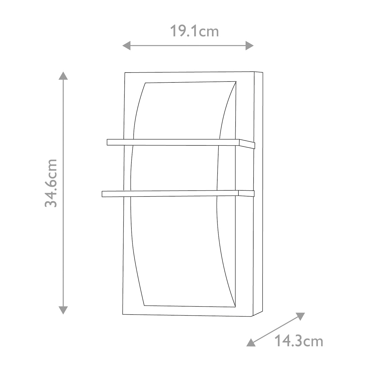 Elstead Sven 1 Light Wall Lantern