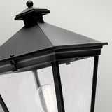 Norlys Turin 1 Light Up Wall Lantern - Black