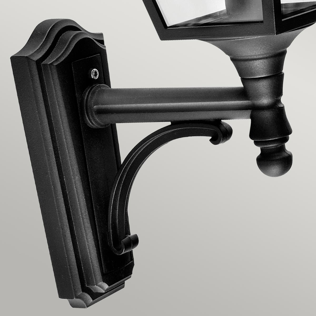 Norlys Turin 1 Light Up Wall Lantern - Black