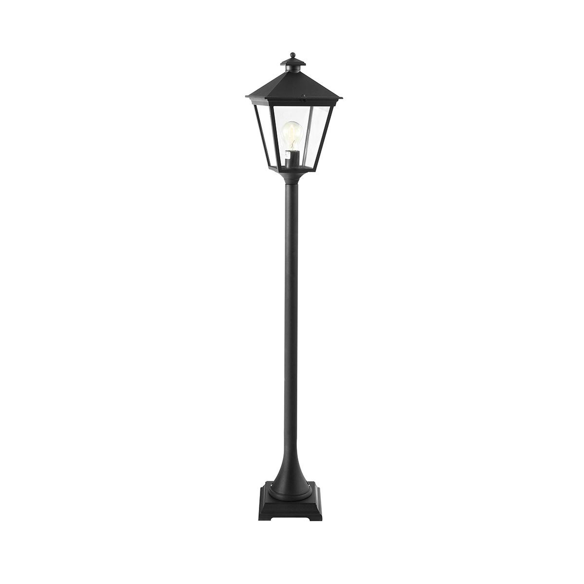Norlys Turin 1 Light Pillar - Black