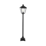 Norlys Turin 1 Light Pillar - Black
