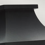 Norlys Turin 1 Light Half Wall Lantern - Black