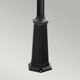 Norlys Turin 3 Light Triple Lamp Post - Black