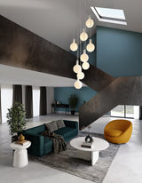 Tala Alumina Nine Pendant with Sphere V –  from Amos Lighting + Home