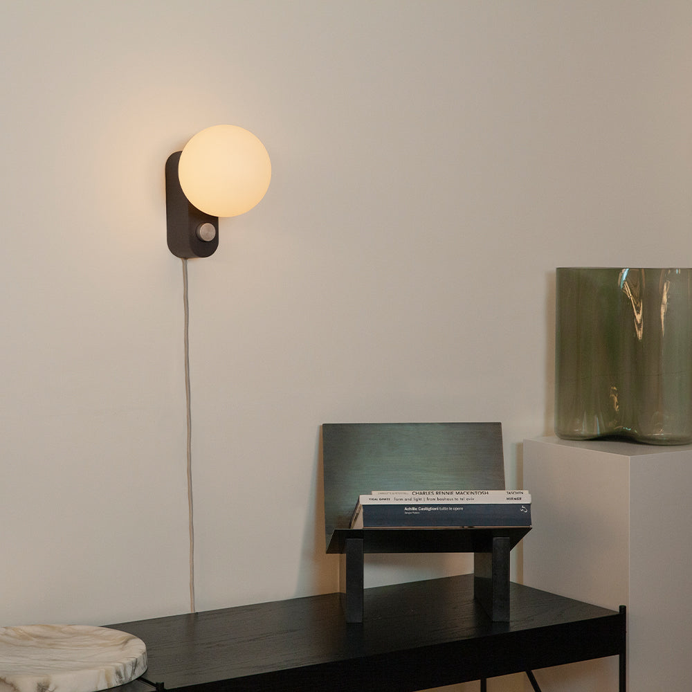 Tala Alumina Table Lamp in Charcoal –  from Amos Lighting + Home