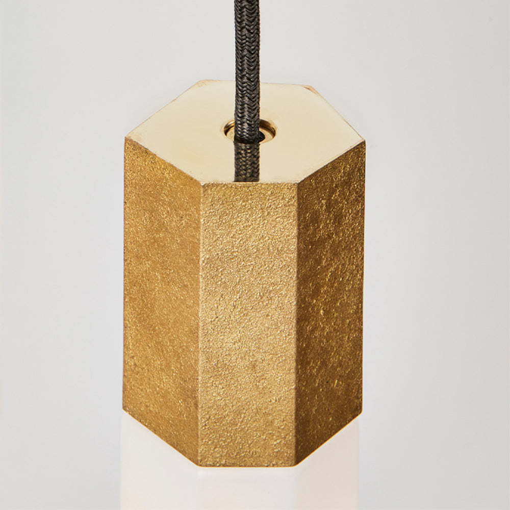 Tala Basalt Single Pendant Brass –  from Amos Lighting + Home