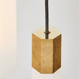 Tala Basalt Triple Pendant Brass –  from Amos Lighting + Home