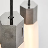 Tala Basalt Triple Pendant Stainless Steel –  from Amos Lighting + Home