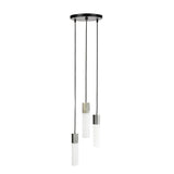 Tala Basalt Triple Pendant Stainless Steel –  from Amos Lighting + Home