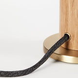 Tala Knuckle Oak Table Lamp with Sphere IV –  from Amos Lighting + Home