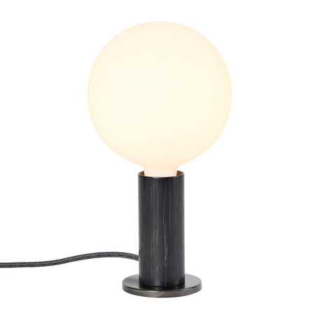 Tala Knuckle Table Lamp Blackened Oak with Sphere IV –  from Amos Lighting + Home