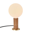 Tala Knuckle Table Lamp Walnut with Sphere IV –  from Amos Lighting + Home