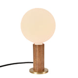 Tala Knuckle Table Lamp Walnut with Sphere IV –  from Amos Lighting + Home