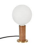 Tala Knuckle Table Lamp Walnut with Sphere IV –  from Amos Lighting + Home