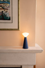 Tala Mantle Portable Lamp in Cobalt Blue –  from Amos Lighting + Home