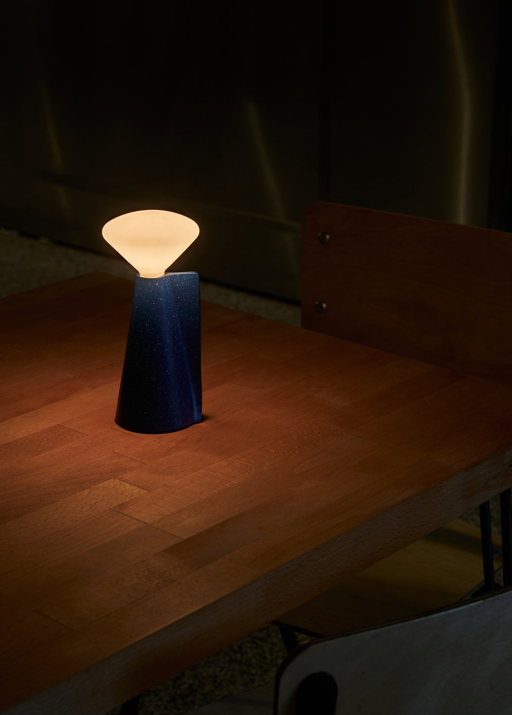 Tala Mantle Portable Lamp in Cobalt Blue –  from Amos Lighting + Home