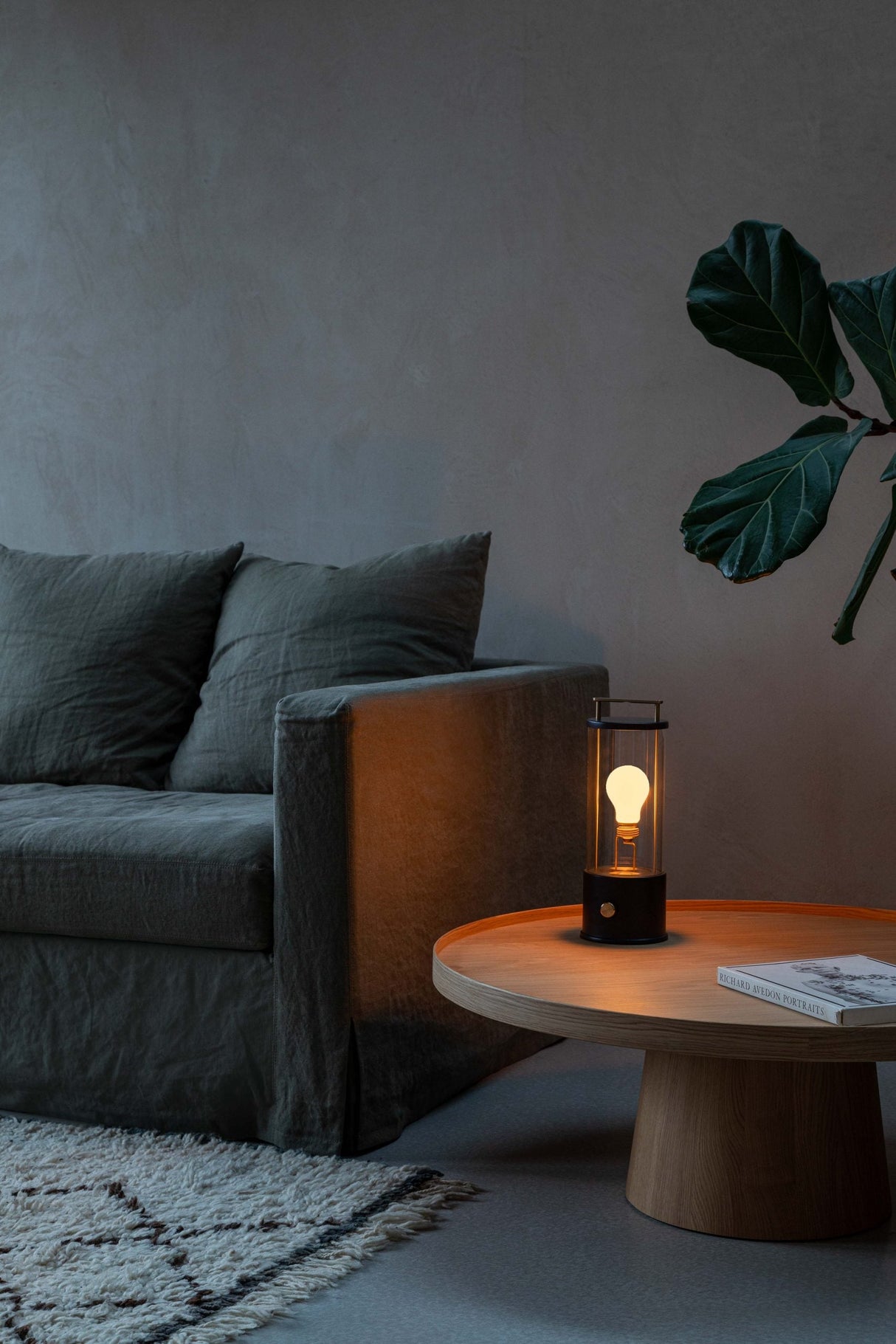 Tala Muse Portable Lamp in Farrow & Ball Pleasure Garden –  from Amos Lighting + Home