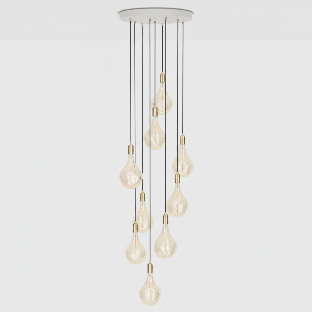 Tala Nine Pendant - White Canopy
