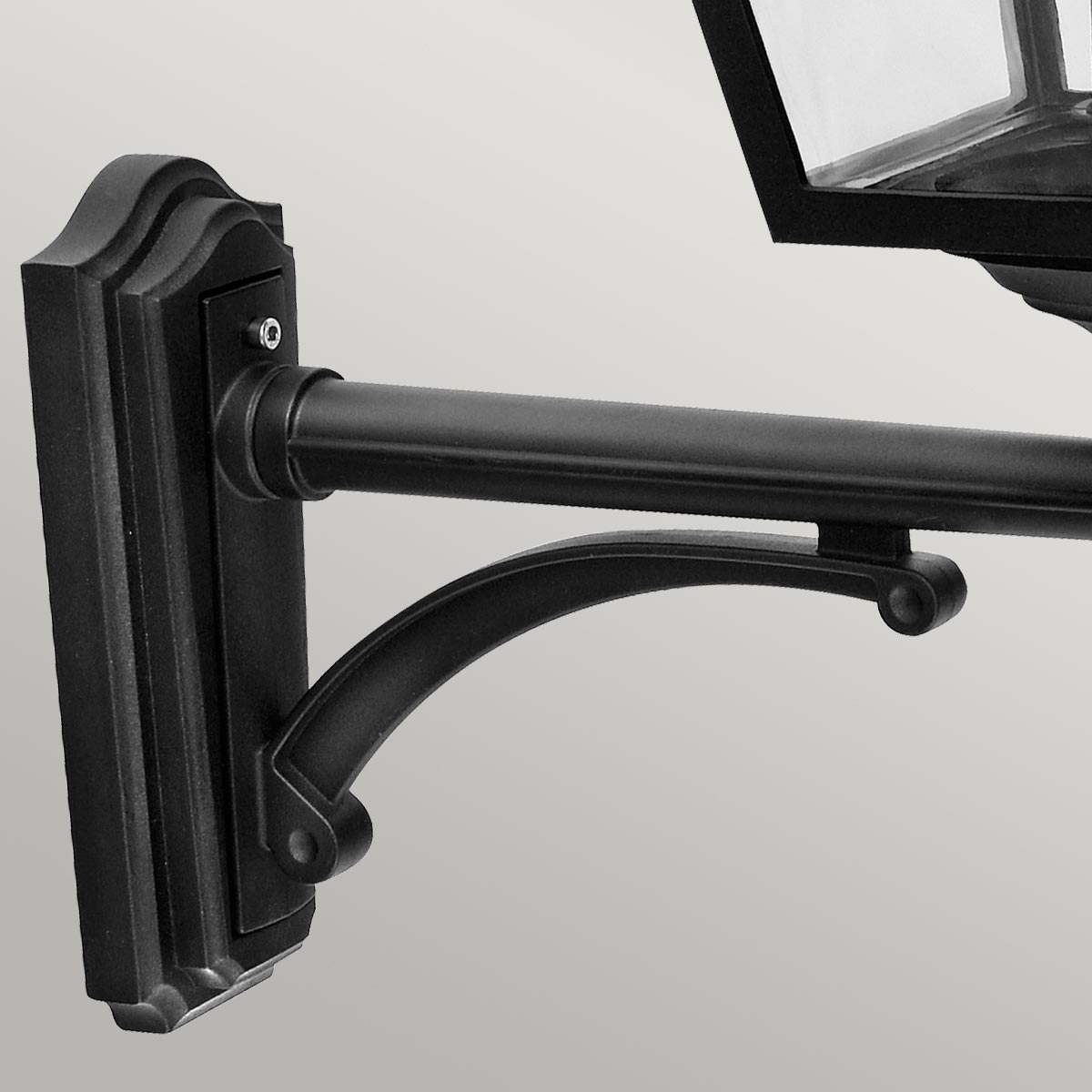 Norlys Turin Grande 1 Light Up Wall Lantern - Black