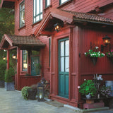 Norlys Turin Grande 1 Light Up Wall Lantern - Black