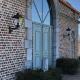 Norlys Turin Grande 1 Light Up Wall Lantern - Black