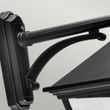 Norlys Turin Grande 1 Light Down Wall Lantern - Black