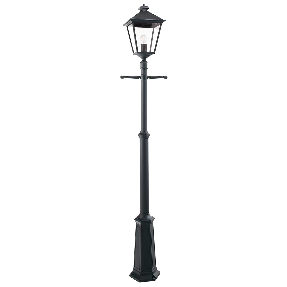 Norlys Turin Grande 1 Light Single Post - Black
