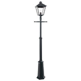 Norlys Turin Grande 1 Light Single Post - Black