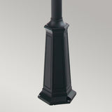 Norlys Turin Grande 1 Light Single Post - Black