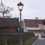 Norlys Turin Grande 1 Light Single Post - Black