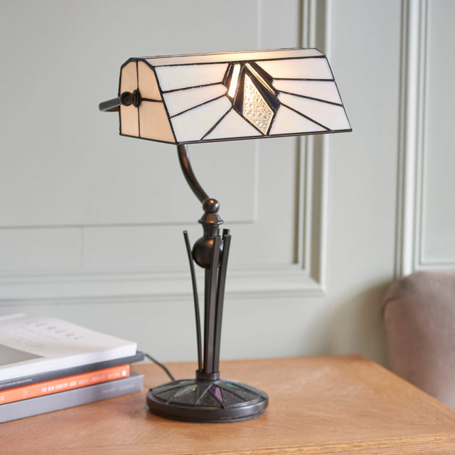 Tiffany Astoria Bankers Desk Lamp –  from Amos Lighting + Home