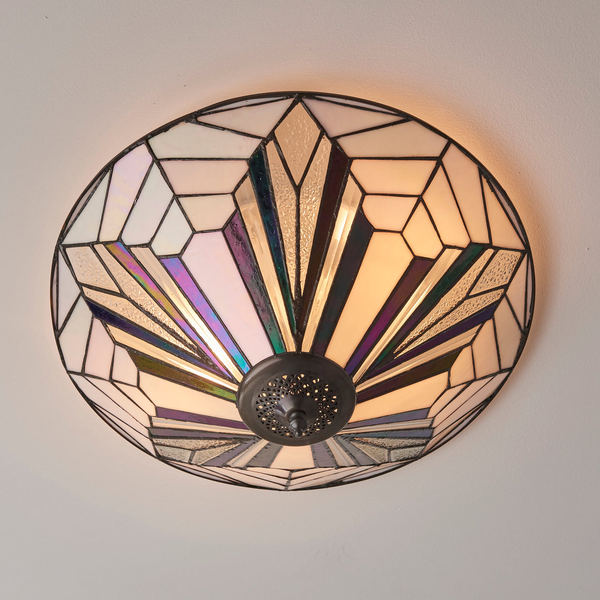 Tiffany Astoria Flush Ceiling Light –  from Amos Lighting + Home