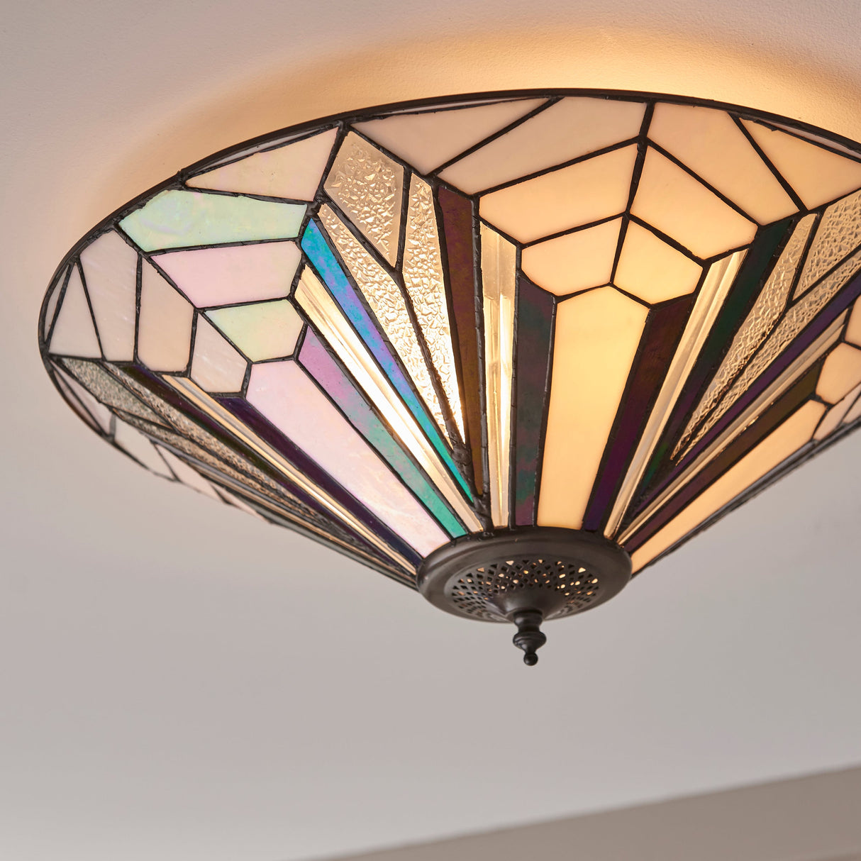 Tiffany Astoria Flush Ceiling Light –  from Amos Lighting + Home