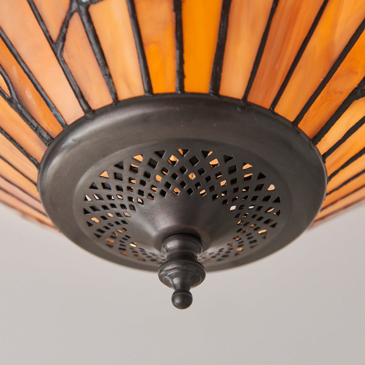 Tiffany Bernwood Flush Ceiling Light –  from Amos Lighting + Home