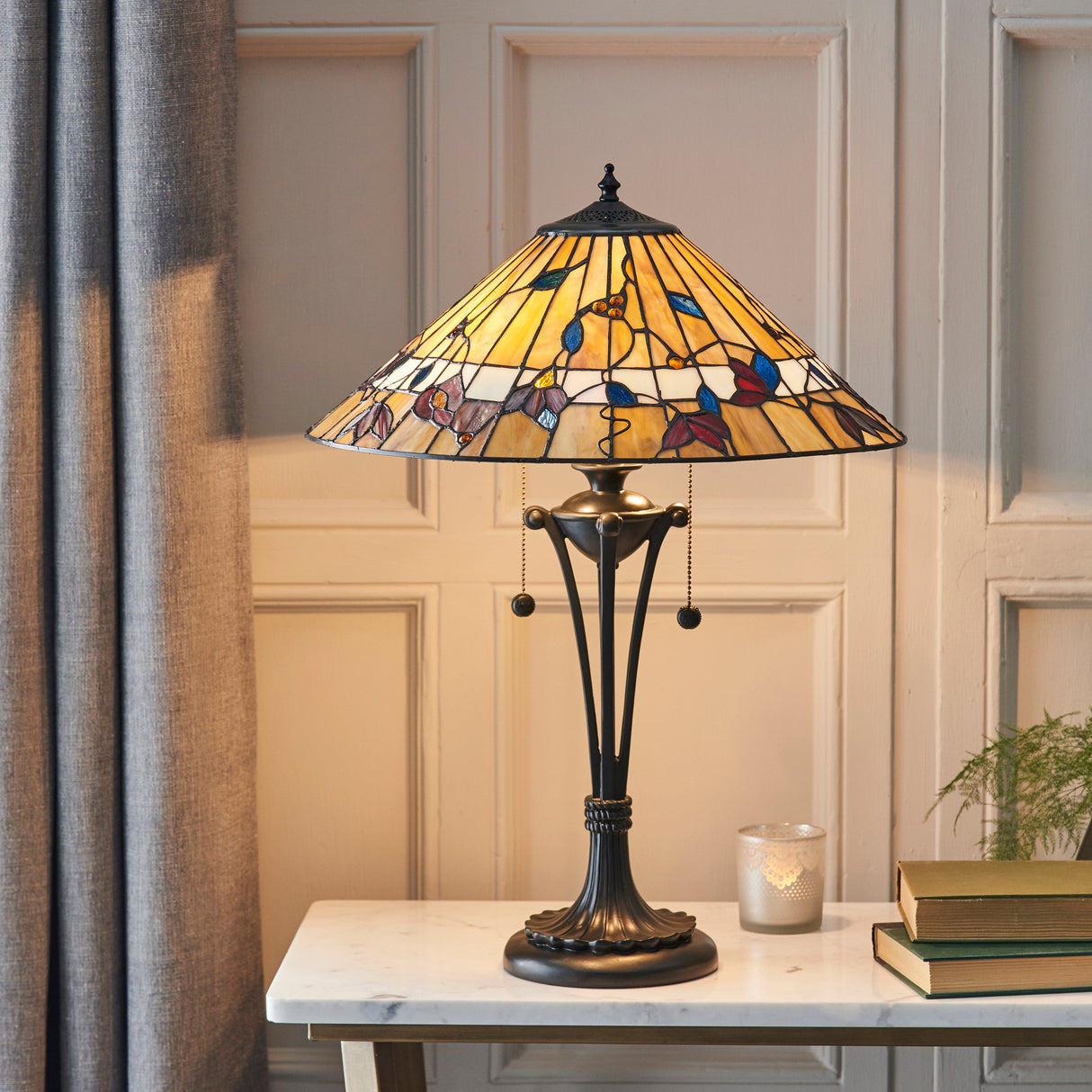 Tiffany Bernwood Medium Table Lamp –  from Amos Lighting + Home