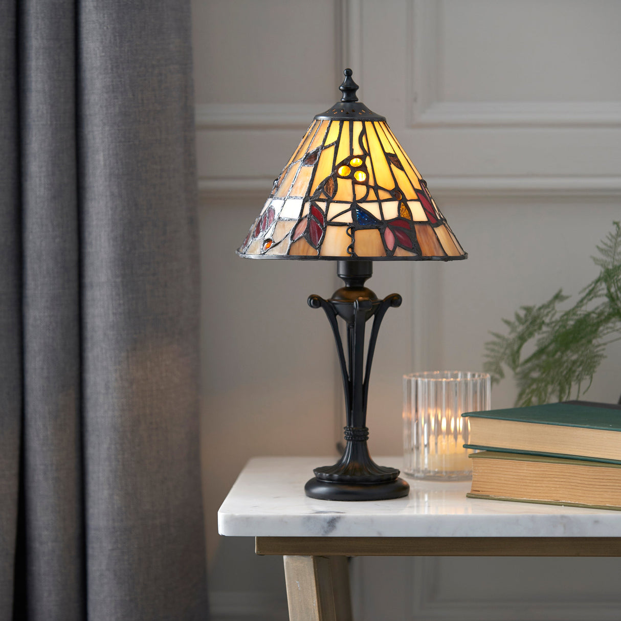 Tiffany Bernwood Small Table Lamp –  from Amos Lighting + Home