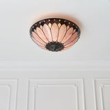 Tiffany Brooklyn Flush Ceiling Light –  from Amos Lighting + Home