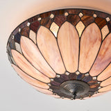 Tiffany Brooklyn Flush Ceiling Light –  from Amos Lighting + Home