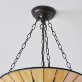 Tiffany Dark Star Large Inverted Pendant –  from Amos Lighting + Home