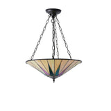 Tiffany Dark Star Large Inverted Pendant –  from Amos Lighting + Home