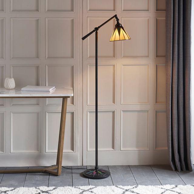 Tiffany Dark Star Task Floor Lamp –  from Amos Lighting + Home