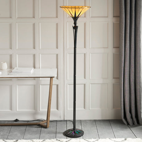 Tiffany Dark Star Uplighter Floor Lamp –  from Amos Lighting + Home