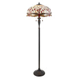 Tiffany Dragonfly Beige Floor Lamp –  from Amos Lighting + Home