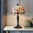 Tiffany Dragonfly Beige Small Table Lamp –  from Amos Lighting + Home