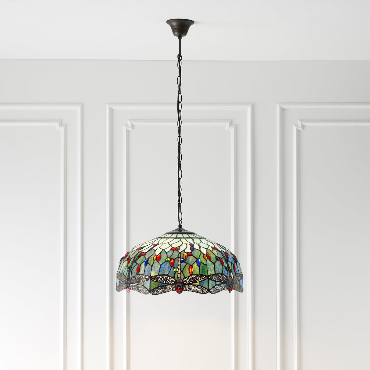 Tiffany Dragonfly Blue Large Pendant –  from Amos Lighting + Home