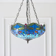 Tiffany Dragonfly Blue Medium Inverted Pendant –  from Amos Lighting + Home