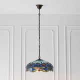 Tiffany Dragonfly Blue Medium Pendant –  from Amos Lighting + Home