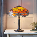 Tiffany Dragonfly Flame Medium Table Lamp –  from Amos Lighting + Home