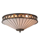 Tiffany Fargo Flush Ceiling Light –  from Amos Lighting + Home